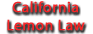 California Lemon Law